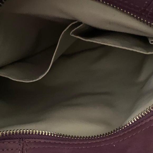 Coach Mauve Leather Shoulder Bag with Buckle Detail New - Picture 11 of 16